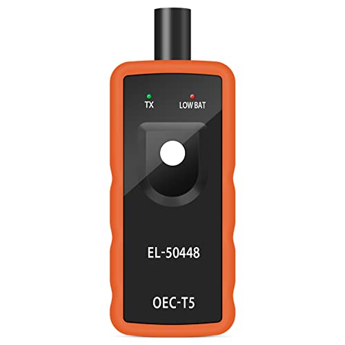 JDIAG EL-50448 TPMS Relearn Tool for Auto Tire Pressure Monitor System Sensor Activation TPMS Reset Tool OEC-T5 for Buick/Chevy/Cadillac Series Vehicles 2026 Edition - color: Orange