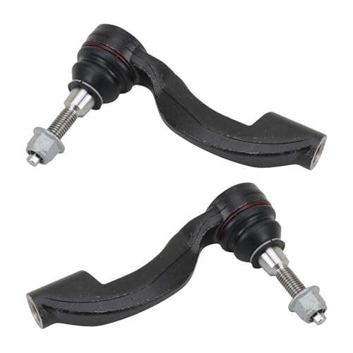 TRQ Outer Driver and Passenger Side Tie Rod Set 2 Piece - style: PSA35480
