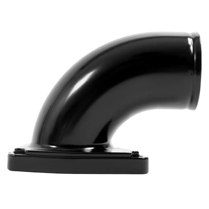Turbo Air Intake Elbow Pipe Compatible with 03-07 F-250 F-350 F-450 - color: Black