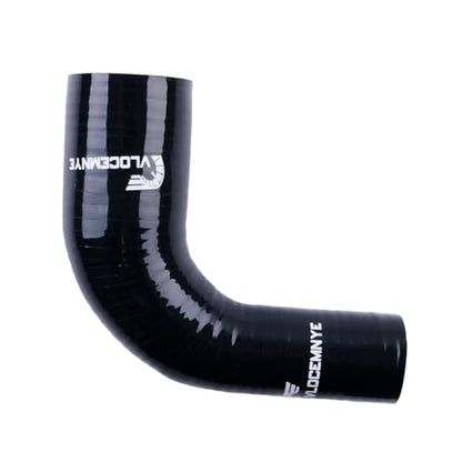 Silicone Reinforced Turbo/Intercooler/Intake Piping Coupler Industrial Hydraulic Hoses 4-Ply(5.4mm) (90 Degree ID 1" -1 1/2" inch (25mm-38mm)) - style: 90 Degree ID 1" -1 1/2" inch (25mm-38mm) Black
