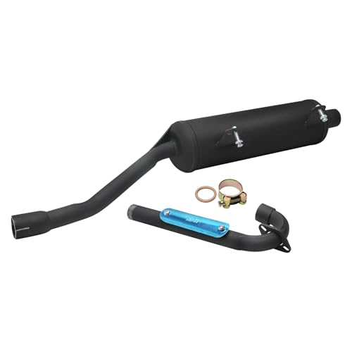 38mm Exhaust Muffler Pipe for 150cc-250cc Vertical Engine ATV Quad Buggy – 1.5 Inch Slip-On Silencer for 200cc 250cc Dirt Bike Go Kart TaoTao Coolster SSR