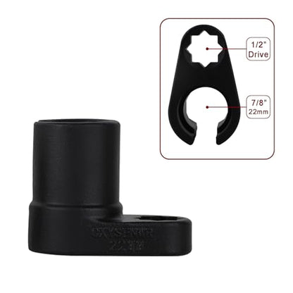 5 Pcs Automotive Oxygen Sensor Socket Wrench Remover tool and Thread Chaser Set