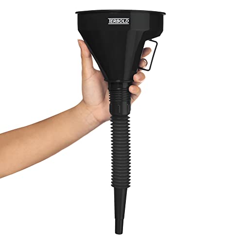 Automotive Flex Funnel with Hose - color: Black