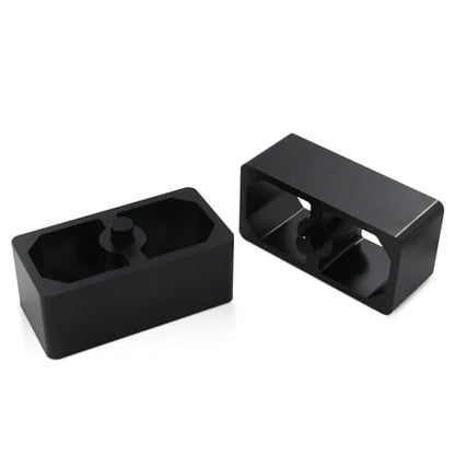 2 Inch Universal Billet Aluminum Leaf Spring Lowering Block Kit - size: 2 Inch