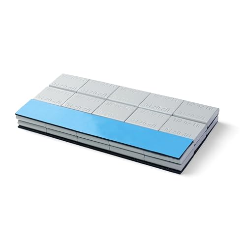 1/2 oz 30 pcs Grey Wheel Adhesive Stick-on Weight Slim Style (WW-050SG30) - color: Grey, size: 0.5oz - 30 pcs