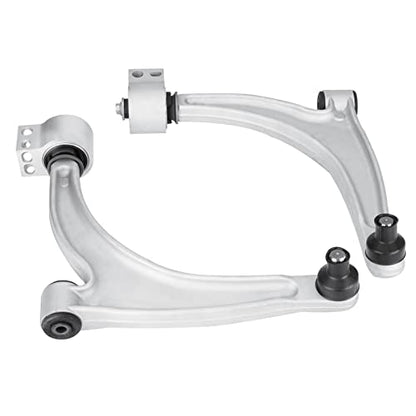 Front Lower Control Arm with Ball Joint Assembly for Chevy Malibu 2005-2012, for Pontiac G6 05-10, for Saturn Aura 07-09, Sway Bars Link Inner Outer Tie Rods Ends Suspension Kit K620180 K620179 8PCS
