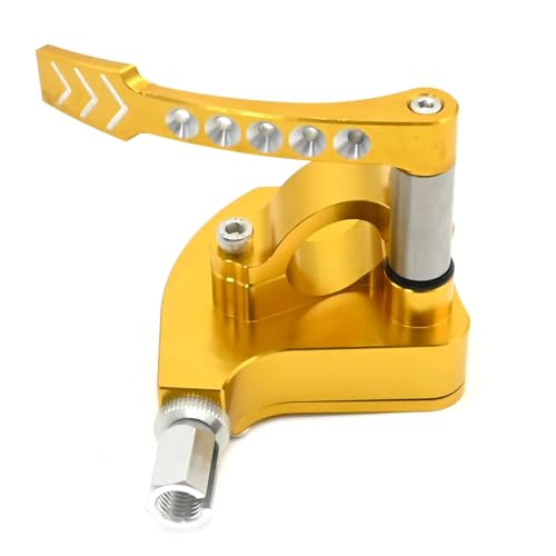 EATAKWARD Billet CNC Universal 7/8" ATV Throttle Lever Thumb Controller Thumb Throttle (Yellow) - color: Yellow