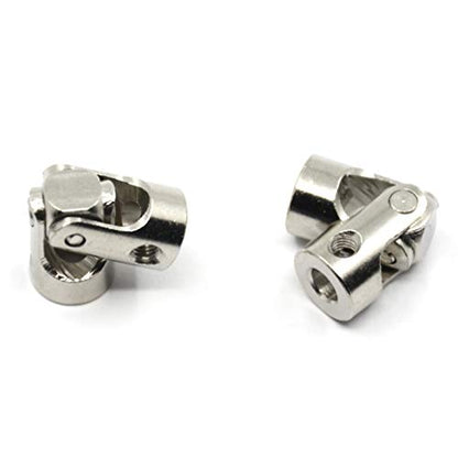 4 Pcs 4mm to 4mm Universal Joint Shaft Coupling for Motor - size: 4-4mm