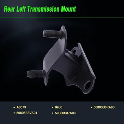 Set of 5 Engine Motor Mount Compatible with 1999-2004 Odyssey 3.5L - size: 1999-2004 Odyssey 3.5L V6