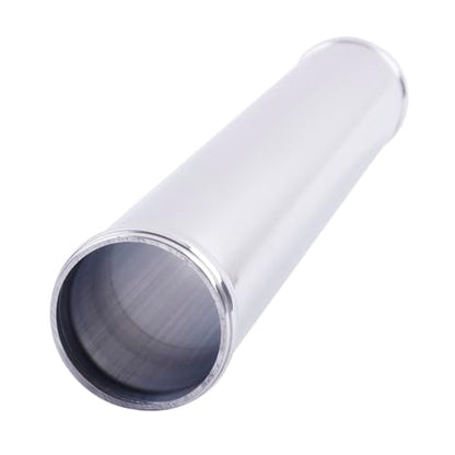 Aluminum Pipe Tube Intercooler Hose OD51mm(2"), 6061 Aluminu Air Intake Tube, Length 11.8" (300mm), Thickness 2mm Silver Aluminum Alloy Exhaust Pipe - size: OD51(2"), style: Straight