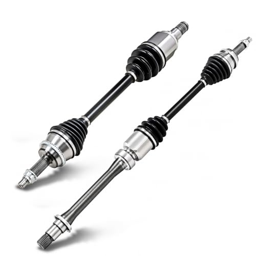 KUIPERAUTO Pair (2) Front CV Axle Shaft Assembly Compatible with Toyota Camry 2002-2009 2.4L Gas, Highlander 2001-2007 2.4L FWD, Solara 2004-2008 2.4L, Driver and Passenger Side,4341006221, 4341006231 - size: 66-5245 66-5247
