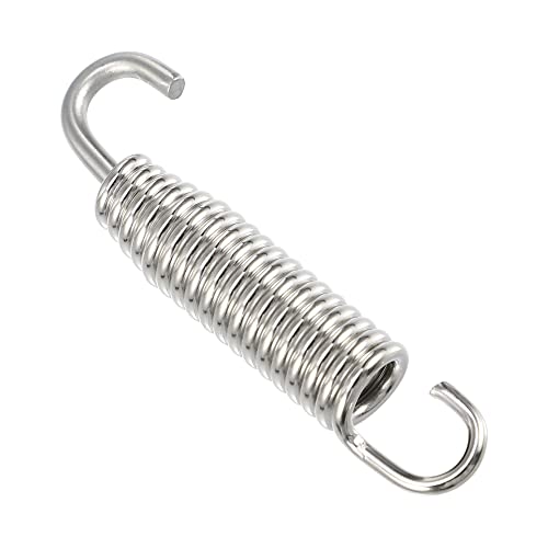 X AUTOHAUX 2 Pcs Exhaust Pipe Spring Universal 58mm 2.28" Stainless Steel