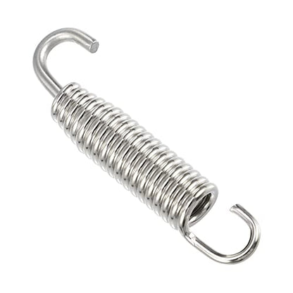 X AUTOHAUX 2 Pcs Exhaust Pipe Spring Universal 58mm 2.28" Stainless Steel