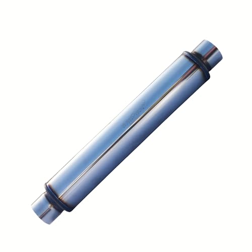 Exhaust Resonator Muffler, 3.0”I.D.X 22” LONG, Material: 100% Stainless Steel 201 (3.0X22”)