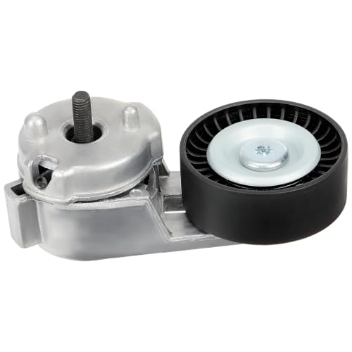 Belt Tensioner Assembly with Pulley Fit for Jeep Wrangler 4.0L 2000-2006, Grand Cherokee 4.0L 1999-2004, Replace# 04854089A, 04854089AB - size: 04854089A