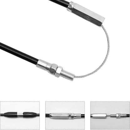 7/8'' 22mm Thumb Throttle Cable Accelerator Handle Assembly for 50cc 70cc 90cc 110cc 125cc 250cc ATV Quad Go Kart TaoTao Pit Bike(46.5")