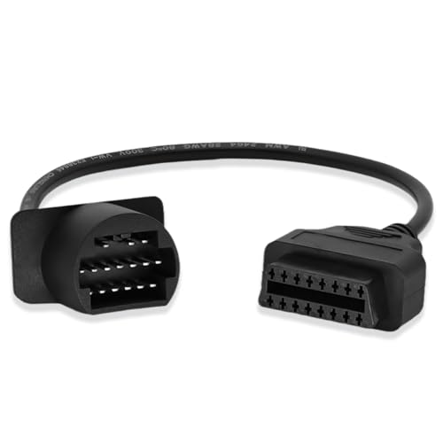 OBD2 Adapter for Mazda 17 Pin OBD1 to 16 Pin OBD2 Diagnostic Cable - style: Fit for mazda-17pin