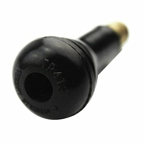 50PCS TR413 Snap-in Tire Valve Stems Short Black Rubber Valve - color: 50PCS, size: TR413