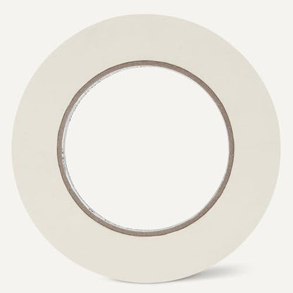 Amazon Basics Masking Tape, Hand-Tearable Painters Tape, Rubber Adhesive, 0.94 Inch x 60 Yard, Beige, 6 Rolls - size: 0.94 inch x 180 feet