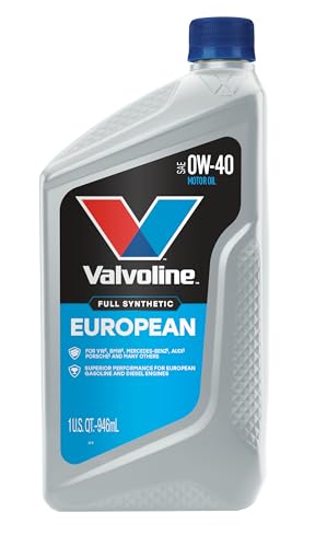 Valvoline European Vehicle Full Synthetic SAE 0W-40 Motor Oil 1 QT, Case of 6 - size: 1 QT, Pack of 6, style: European Vehicle