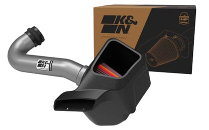 K&N NextGen Aluminum Cold Air Intake System: High-Flow Cotton Filter: 2011-2026 Dodge/Jeep Durango/Grand Cherokee, 70-1563 - style: NextGen Aluminum