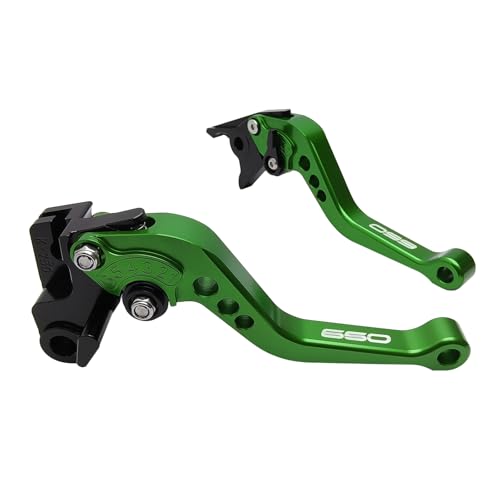 Adjustable Short Levers Replacement for Ninja 650 650R 2017-2025 - color: Green