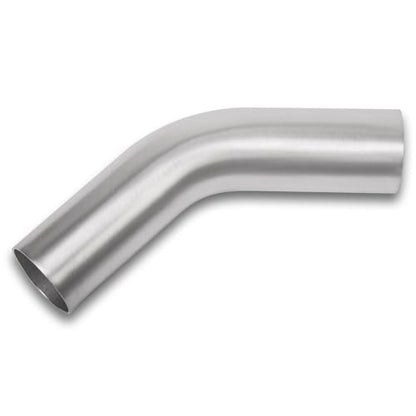 45 Degree Elbow 2.25 Inch 57mm OD Aluminum Intercooler Pipe Piping Air Intake Tube, 1.5D Radius, Brushed Finish - color: 45 Degree - 1PC, size: OD: 2.25" (57mm)