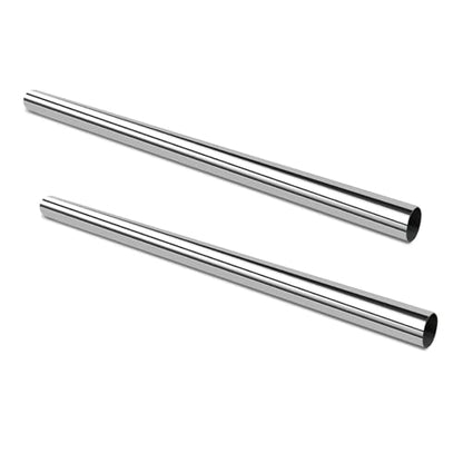 GeilSpace 2.5 Inch OD 304 Stainless Steel Exhaust Pipe, 48" Length, 2 Pack - size: 2.5"OD-48"-2PCS