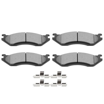 SCITOO Ceramic Brake Pads Sets Fit For Dodge For Ram 1500 2002-2005 - size: Front D966 [4PCS]