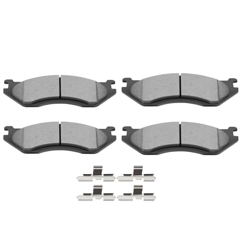 SCITOO Ceramic Brake Pads Sets Fit For Dodge For Ram 1500 2002-2005 - size: Front D966 [4PCS]