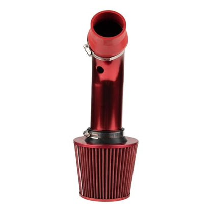 KAC 3" Universal Cold Air Intake Kit (Red)
