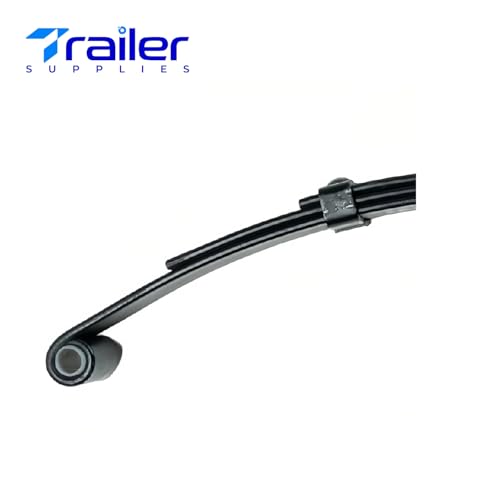 Pair of 24.25" 3-Leaf Radius End Trailer Spring 1-3/4" Wide for 1,500 Capacity Rated Trailer Axles (Single Axle - 750 per Spring) WIE-3 (2 springs)