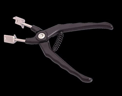 Relay Puller Pliers，Heavy Duty Automotive Relay Fuse Installation Remover Pliers Car Puller Straight Jaws Black Color - Spring Loaded