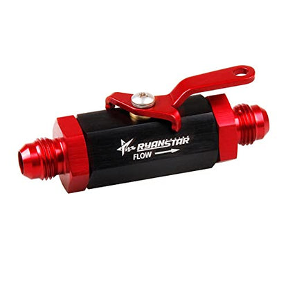 RYANSTAR AN6 Fuel Shut Off Valve 6AN Male Fitting Anodized Aluminum - color: AN6