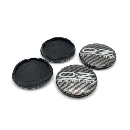 OZ M595 Wheel Center Cap 2.44 ″ (62MM) Outer Diameter, 2.28 '' (58mm) Inner Diameter Wheel Center Hub Cover Car Accessories for Rim(Set of 4) (Carbon Fiber) - color: Carbon Fiber