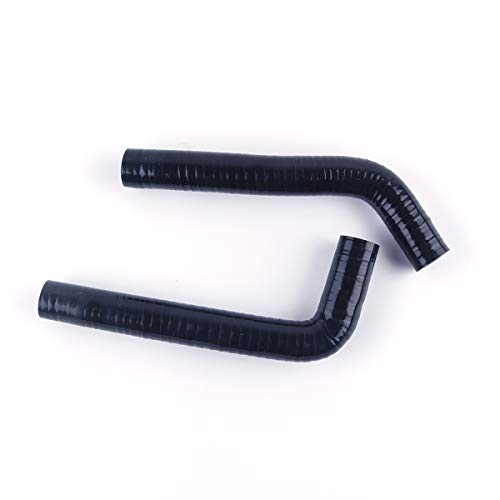 ATV Silicone Coolant Radiator Hose Kit Fits For Yamaha YFZ 450 yfz450 04-08 (Black) - color: Black