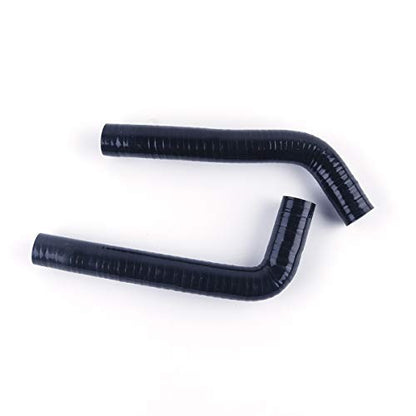 ATV Silicone Coolant Radiator Hose Kit Fits For Yamaha YFZ 450 yfz450 04-08 (Black) - color: Black