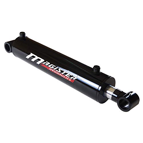 Magister Hydraulic Cylinder 3" Bore x 30" Stroke, Welded Hydraulic Ram with Cross Tube Ends, Double Acting Hydraulic Piston 3500 PSI (WCT 3x30) - color: 3" Bore, size: 30" Stroke