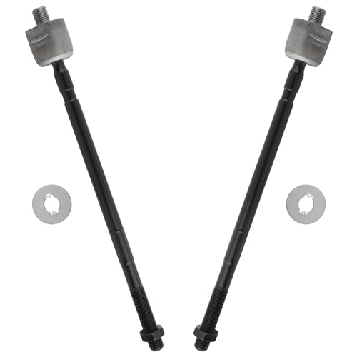 EV239 ES2382 Front Inner & Outer Tie Rod Ends for Geo Prizm 1989-1992 Toyota Corolla 1988-1991 w/Manual Steering, Pack of 4