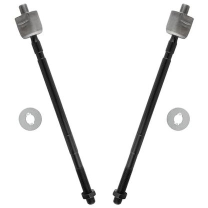 EV239 ES2382 Front Inner & Outer Tie Rod Ends for Geo Prizm 1989-1992 Toyota Corolla 1988-1991 w/Manual Steering, Pack of 4