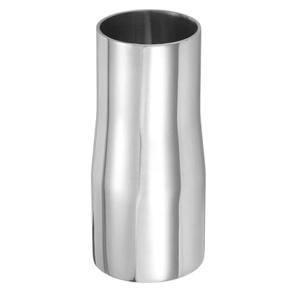 PATIKIL Concentric Reducer Pipe Fitting, 2-1/4"(57mm) to 2"(51mm) OD 304 Stainless Steel Butt Weld Tube Long Reducer Exhaust Pipe for Food Beverage HVAC Plumbing, Silver - size: 2-1/4" to 2" OD