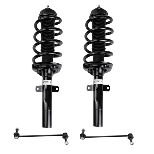 TRQ Front Strut Spring & Sway Bar Links Set - style: SCA28763