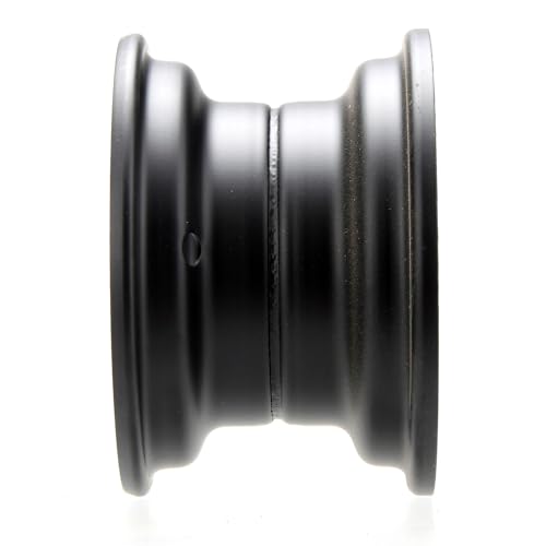 7" Wheel, 7 inch Wheel with 3 lugs Fits for 110-125cc ATV, Go Kart, 3 Bolts Go Kart Rim for Quad 16x8-7 Tires (Black) - color: Black