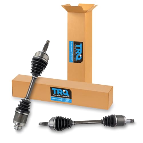 TRQ Front 2 Piece CV Axle Shaft Assembly Set - style: CSA72936