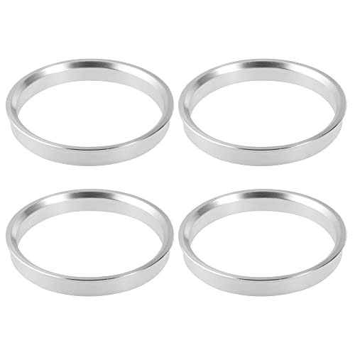 X AUTOHAUX 4pcs OD 72.6mm to ID 66.1mm Aluminium Alloy Hub Centric Rings - size: 66.1mm