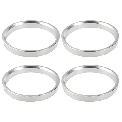 X AUTOHAUX 4pcs OD 72.6mm to ID 66.1mm Aluminium Alloy Hub Centric Rings - size: 66.1mm