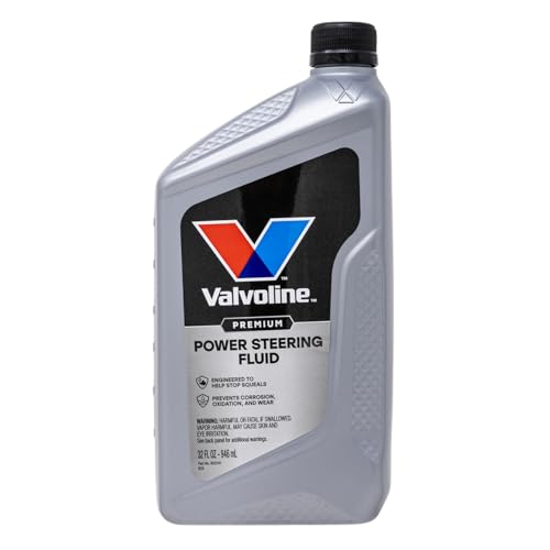 Valvoline Power Steering Fluid, Maintains Performance & Condition, Prevents Squealing, Inhibits Wear & Oxidation, Meets GM 1050017, Chrysler 5931 & Ford M2C195-A, 32oz - size: 32 fl oz