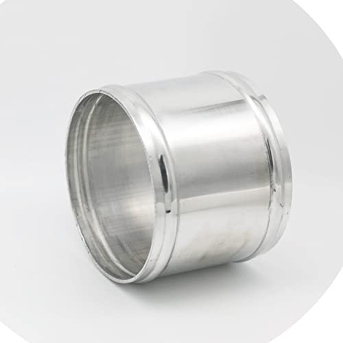 102mm(4") OD, Length 3" (76mm), Straight 4 Inch 6061 Aluminum Alloy Hose Joiner Tube Intercooler Pipe Connector High Class Glossy Polished Treatment Air Intake Tube with Bead Roll - size: OD 4" (102mm)