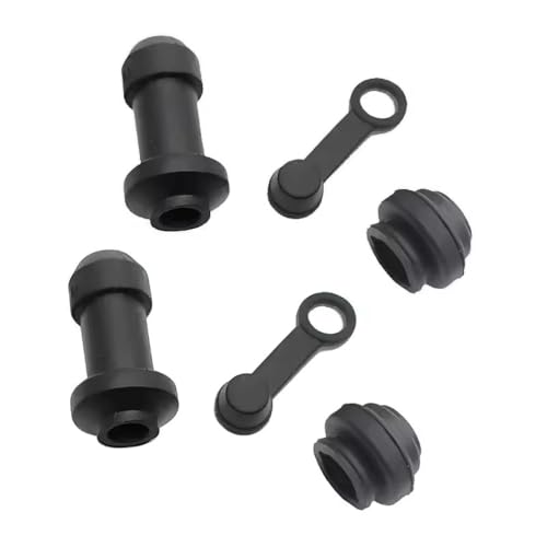 4 Set Disc Brake Caliper Dust Boot Cover Replacement Disc Brake Caliper Rubber Bushing Kit with Seals for Electric Scooter Brake Caliper Assembly GY6 Scooter Motocycle Dirt Bike Street Bike ATV
