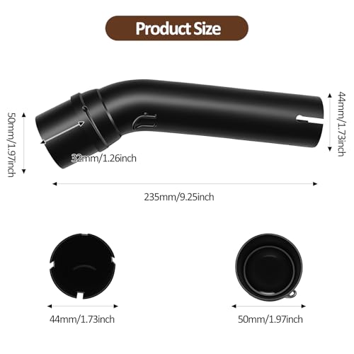 Exhaust Mid Link Pipe for Honda Rebel 300 500 2017‑2023 2024